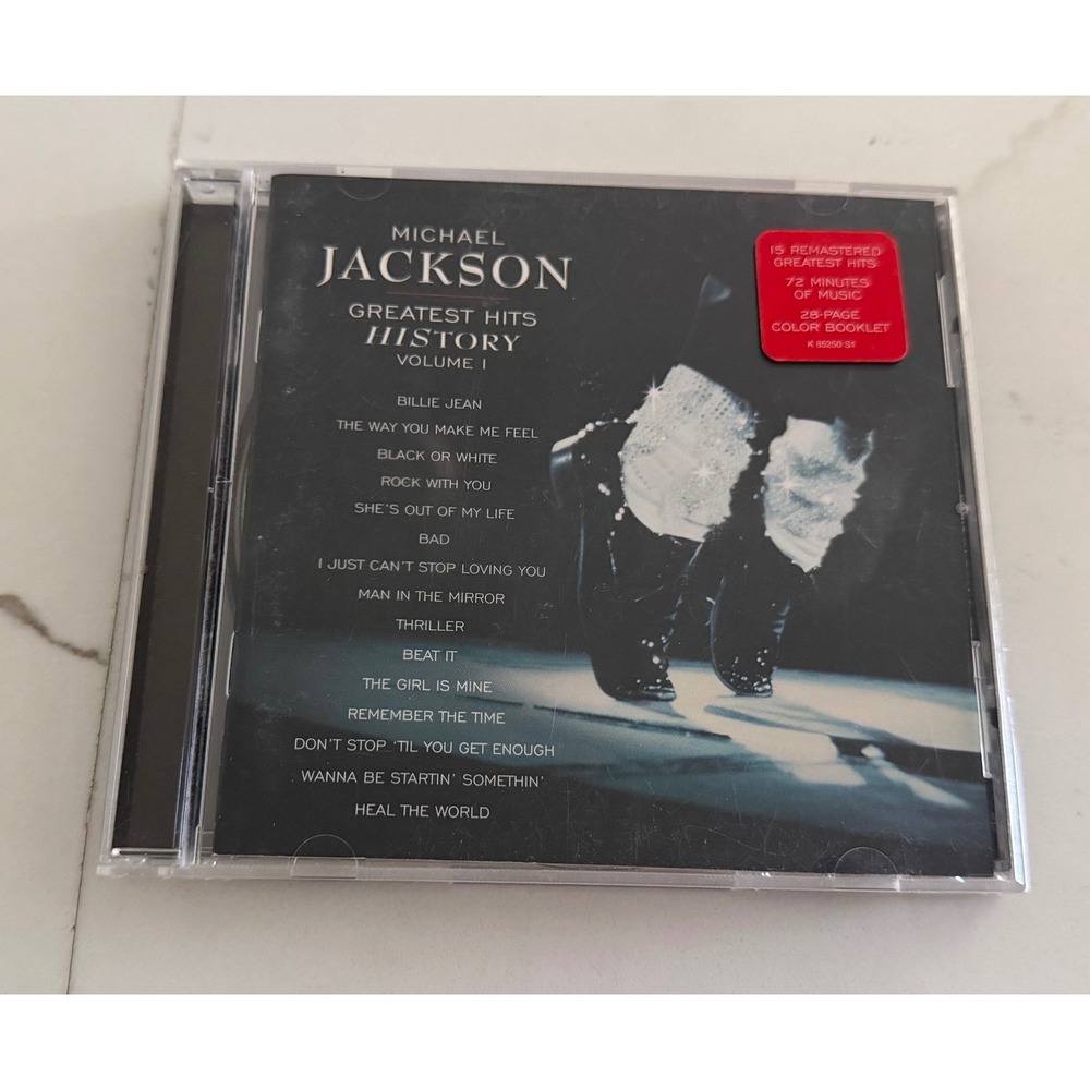 Michael Jackson Greatest Hits HIStory Volume 1 CD 15 Remastered Tracks 2001 Epic